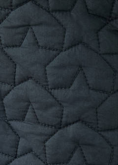 Quilted jacket with star detail — Navy 4