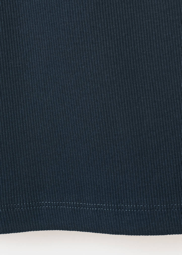 Long-sleeved t-shirt with cut-out — Navy