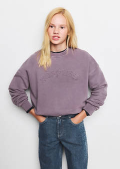 Relaxed-fit sweatshirt — Purple 1