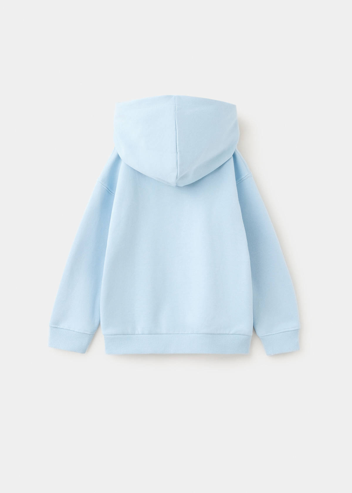 Printed hoodie — Blue