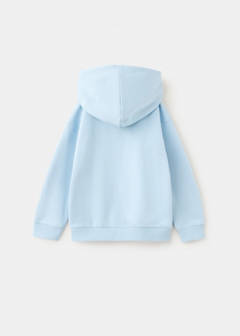 Printed hoodie — Blue 4
