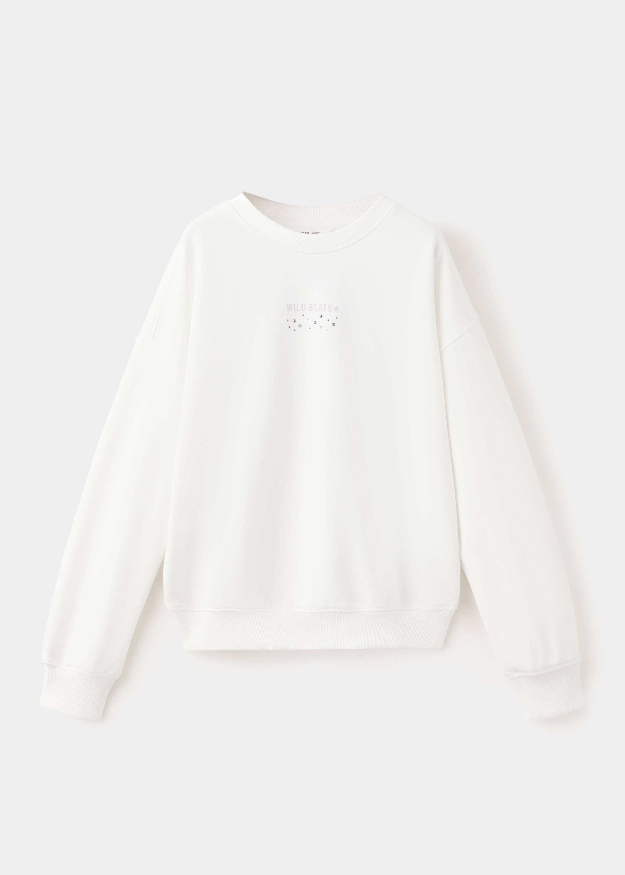 Printed cotton sweatshirt - Article without model