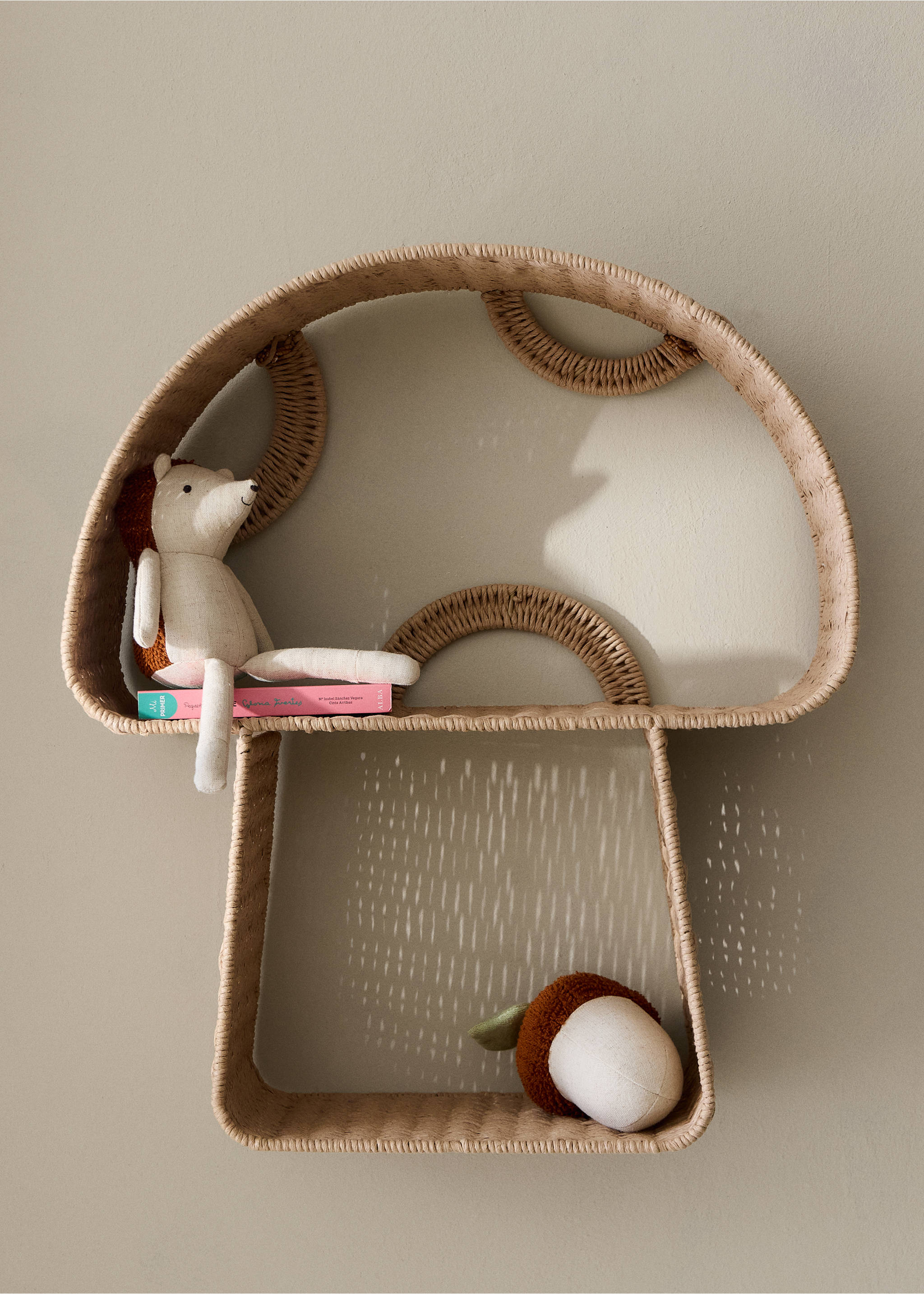 Mushroom-shaped paper shelf - General plane, Brown. Ref: 37014451-00.