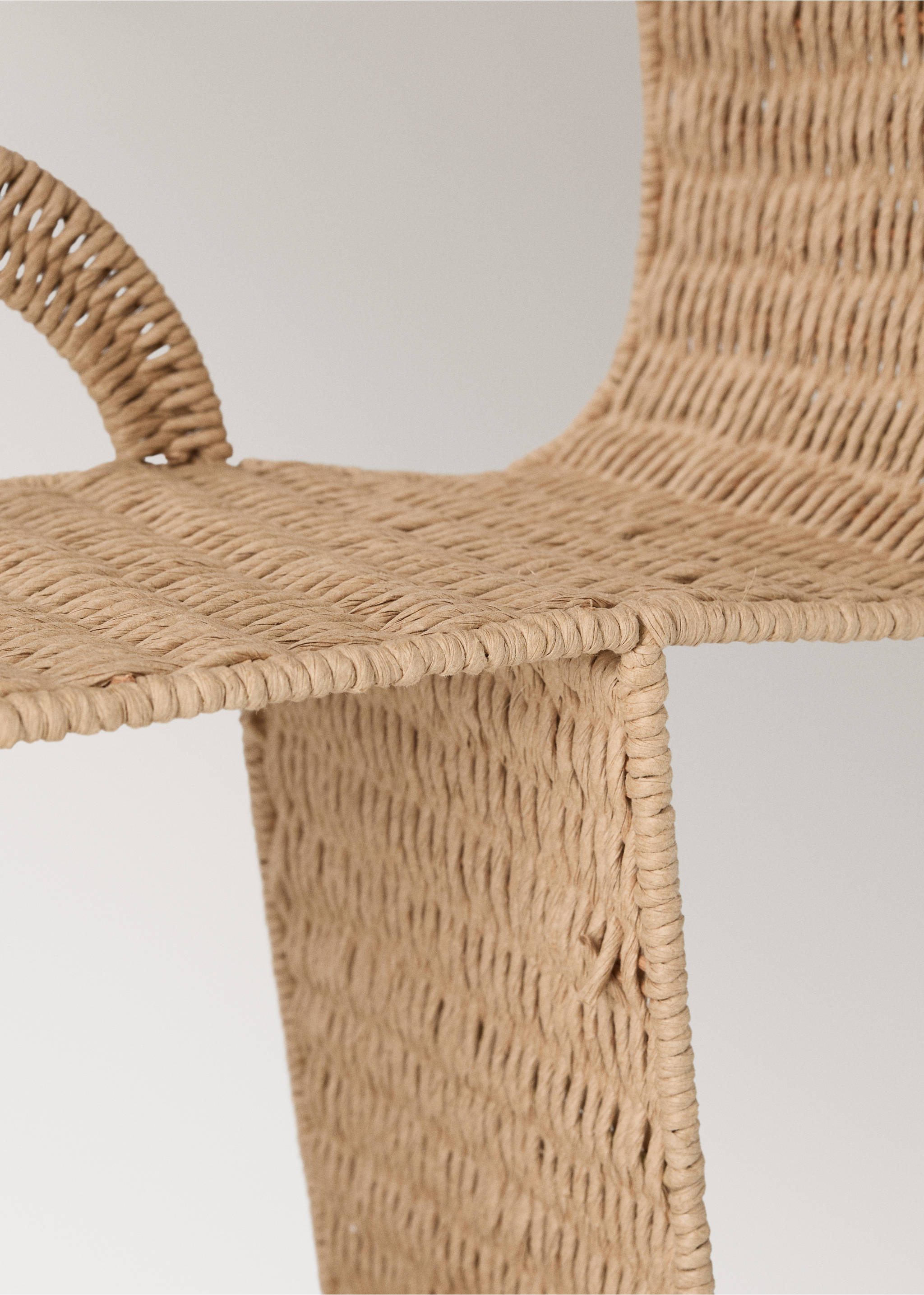Mushroom-shaped paper shelf - Details of the article 2, Brown. Ref: 37014451-00.