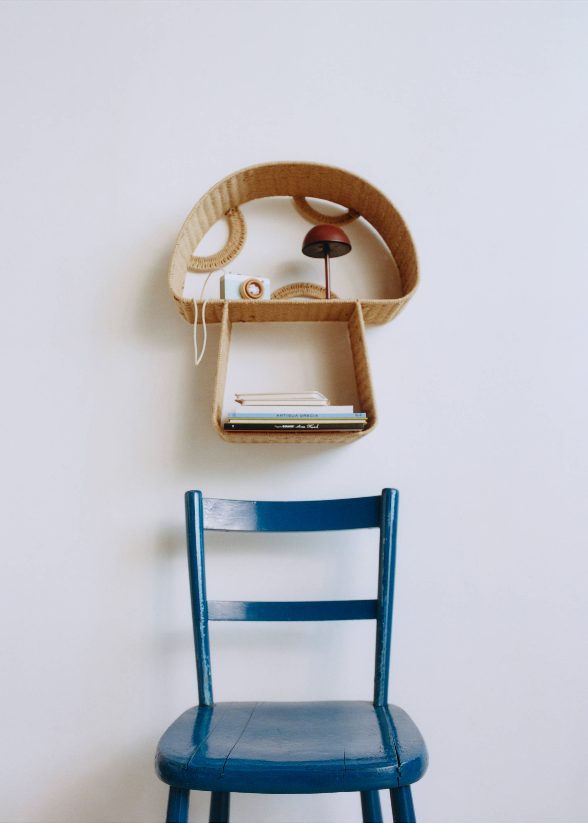 Mushroom-shaped paper shelf - Details of the article 5, Brown. Ref: 37014451-00.