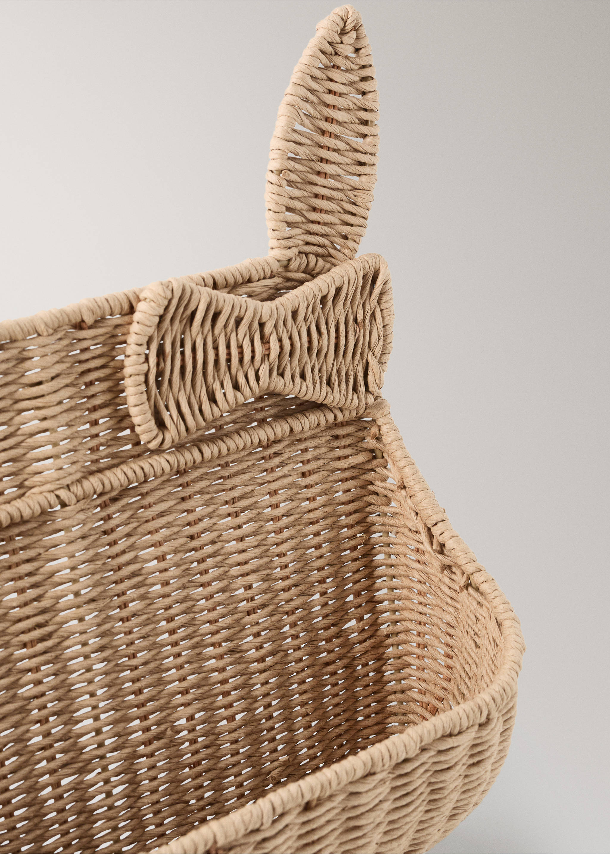 Väggkorg med örondetaljer - Detaljer om artikeln 2, Sand. Ref: 37014452-00.