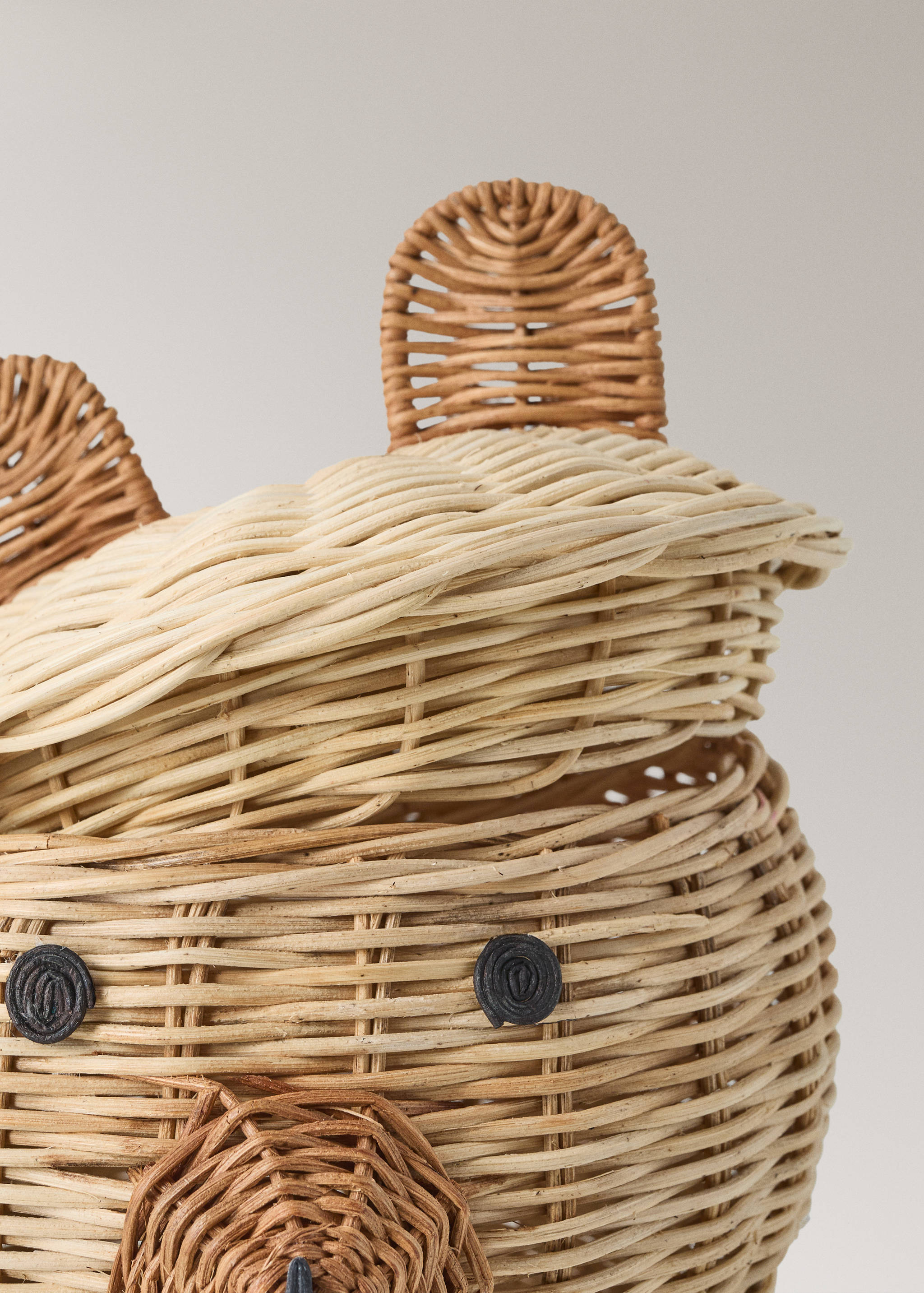 Panier enfant en rotin ours - Détail de l'article 2
