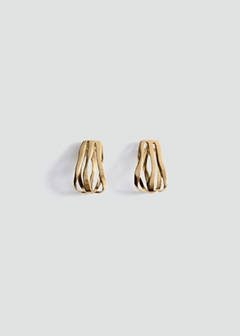 Relief earrings — Gold 1