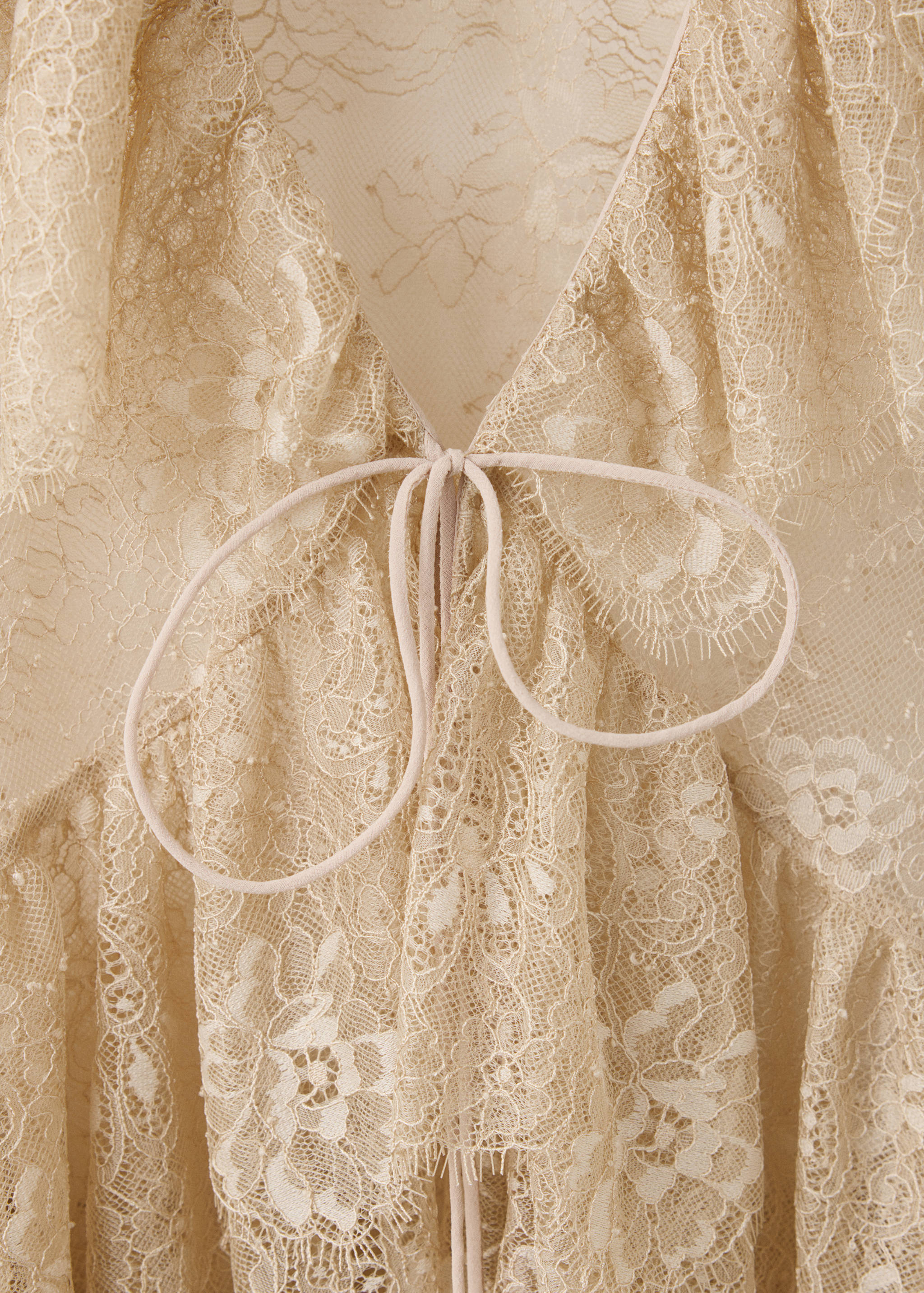Ruffled lace blouse - Деталь изделия 8