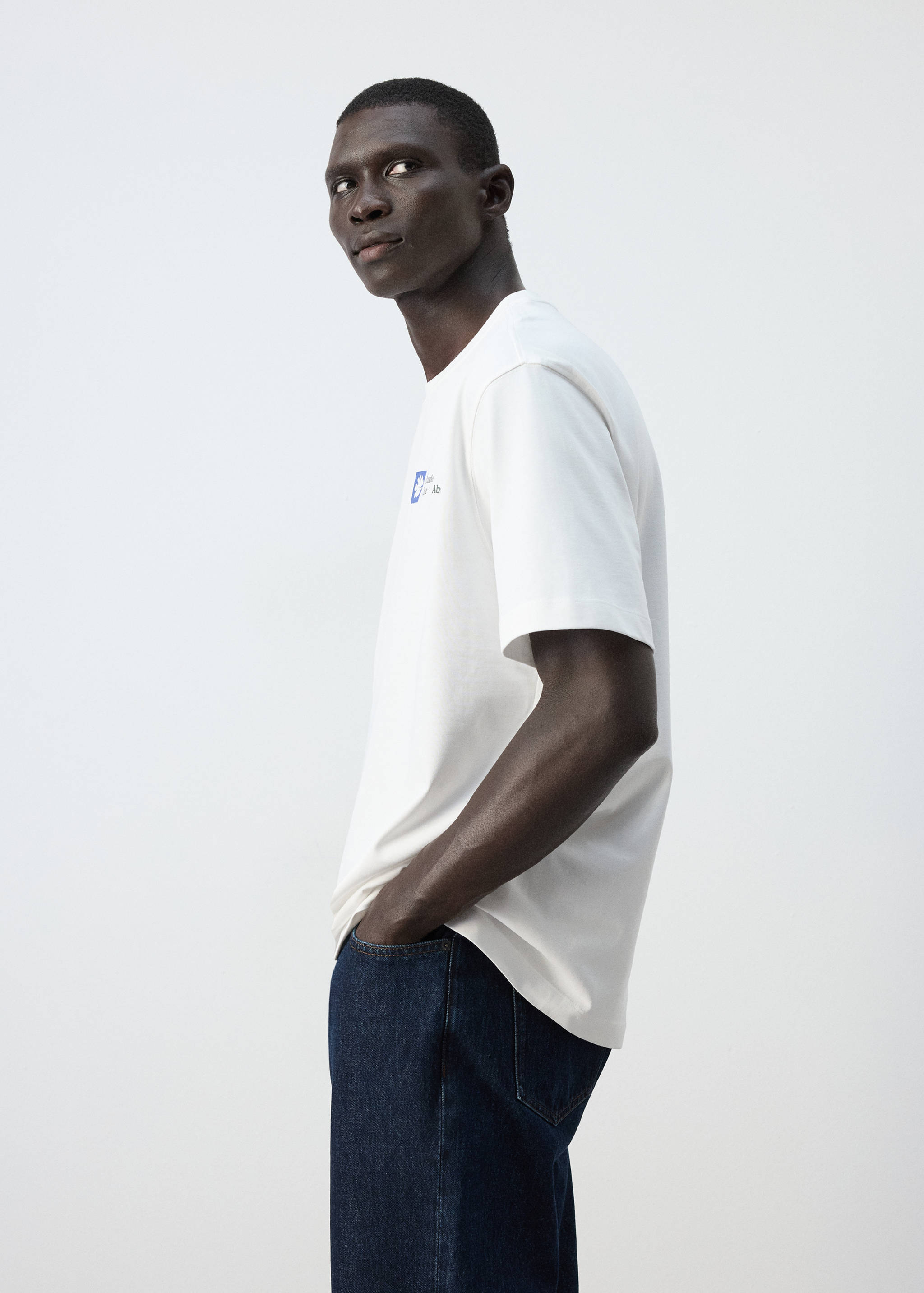 100% cotton printed t-shirt - Details of the article 2
