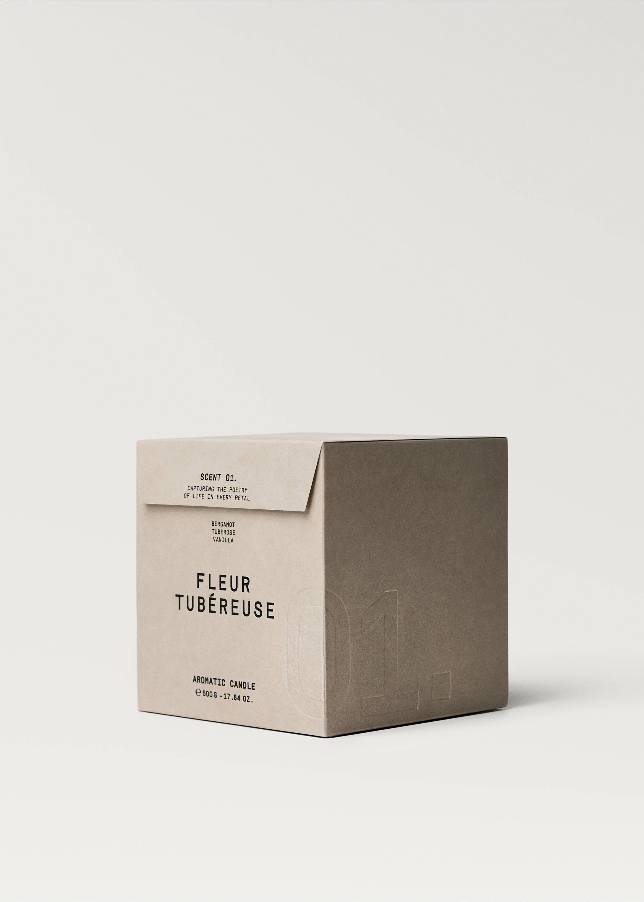 Ароматична свічка FLEUR TUBÉREUSE 500 г - Детальніше про товар 2, Коричневий. Ref: 37014476-00.
