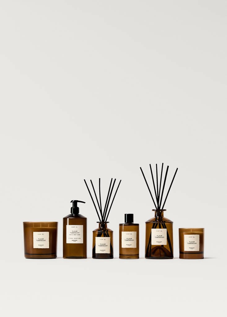 FLEUR TUBÉREUSE scented candle 500 g — Brown