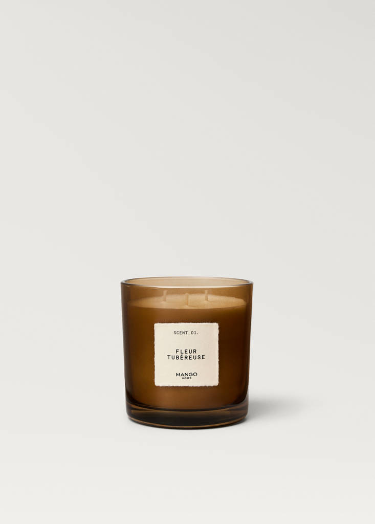 FLEUR TUBÉREUSE scented candle 500 g — Brown