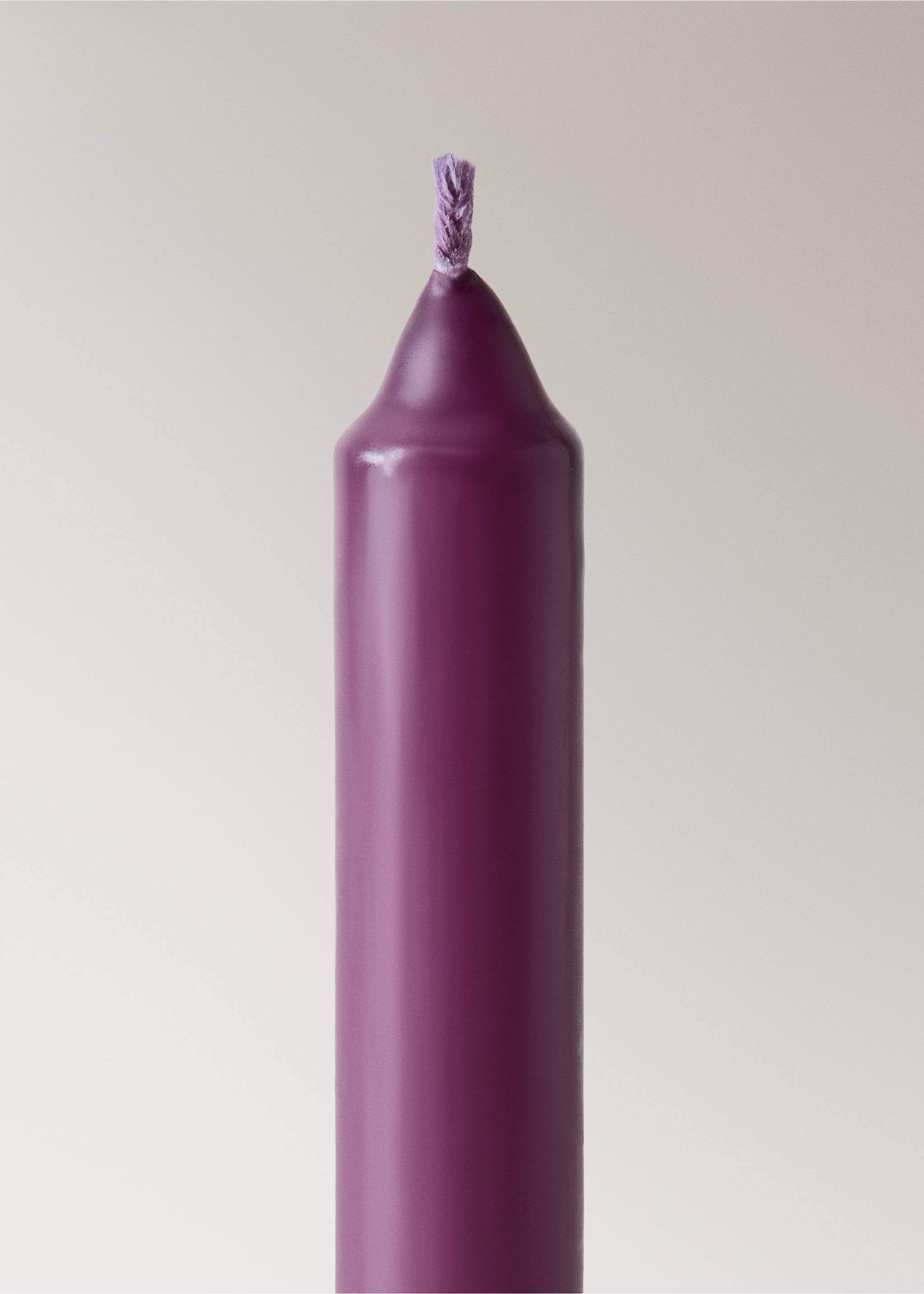 CANDLE CARAN - Details of the article 2, Purple. Ref: 37014479-00.