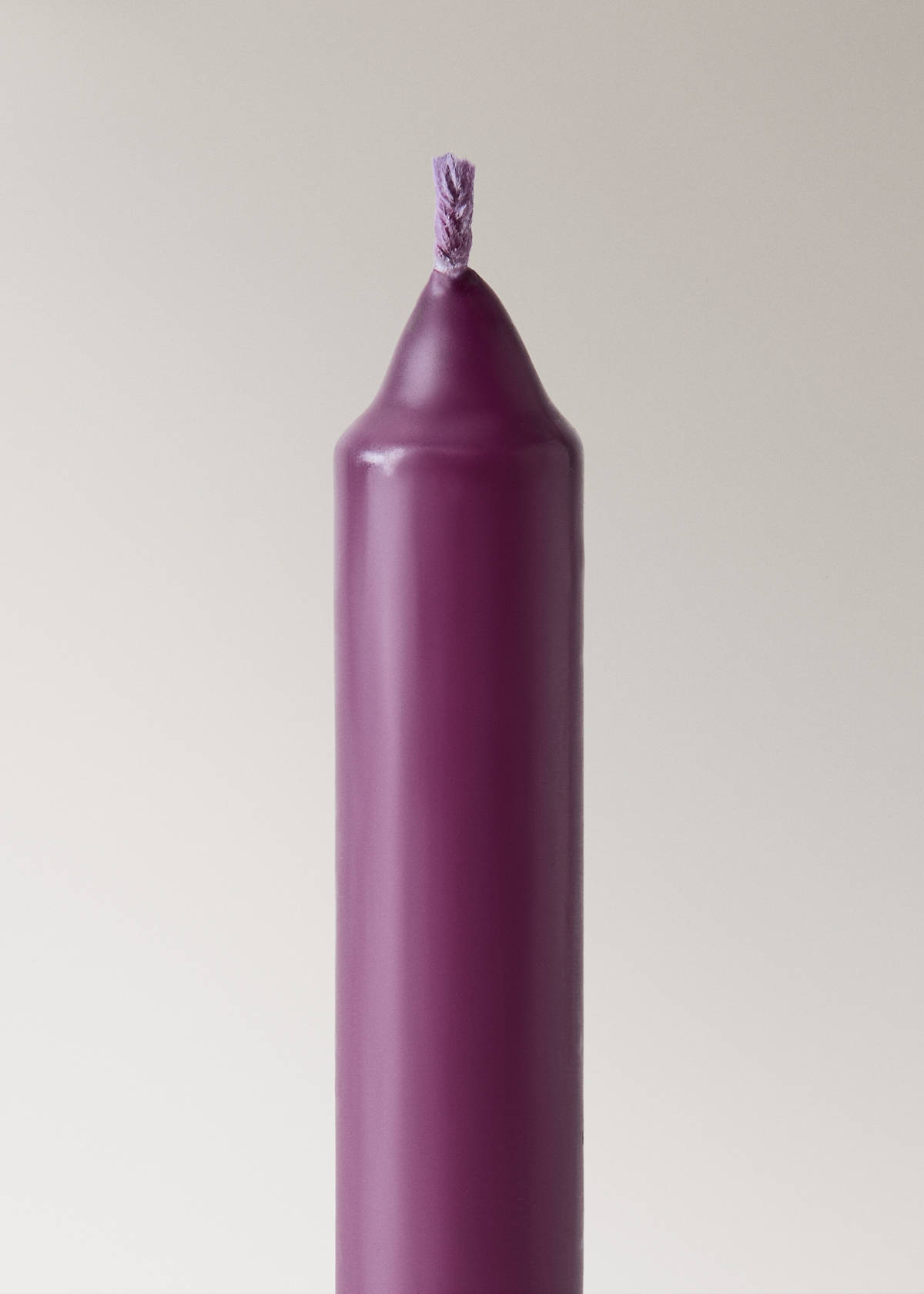 Set of two-tone candles — Purple