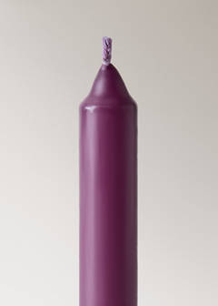 Set of two-tone candles — Purple 3