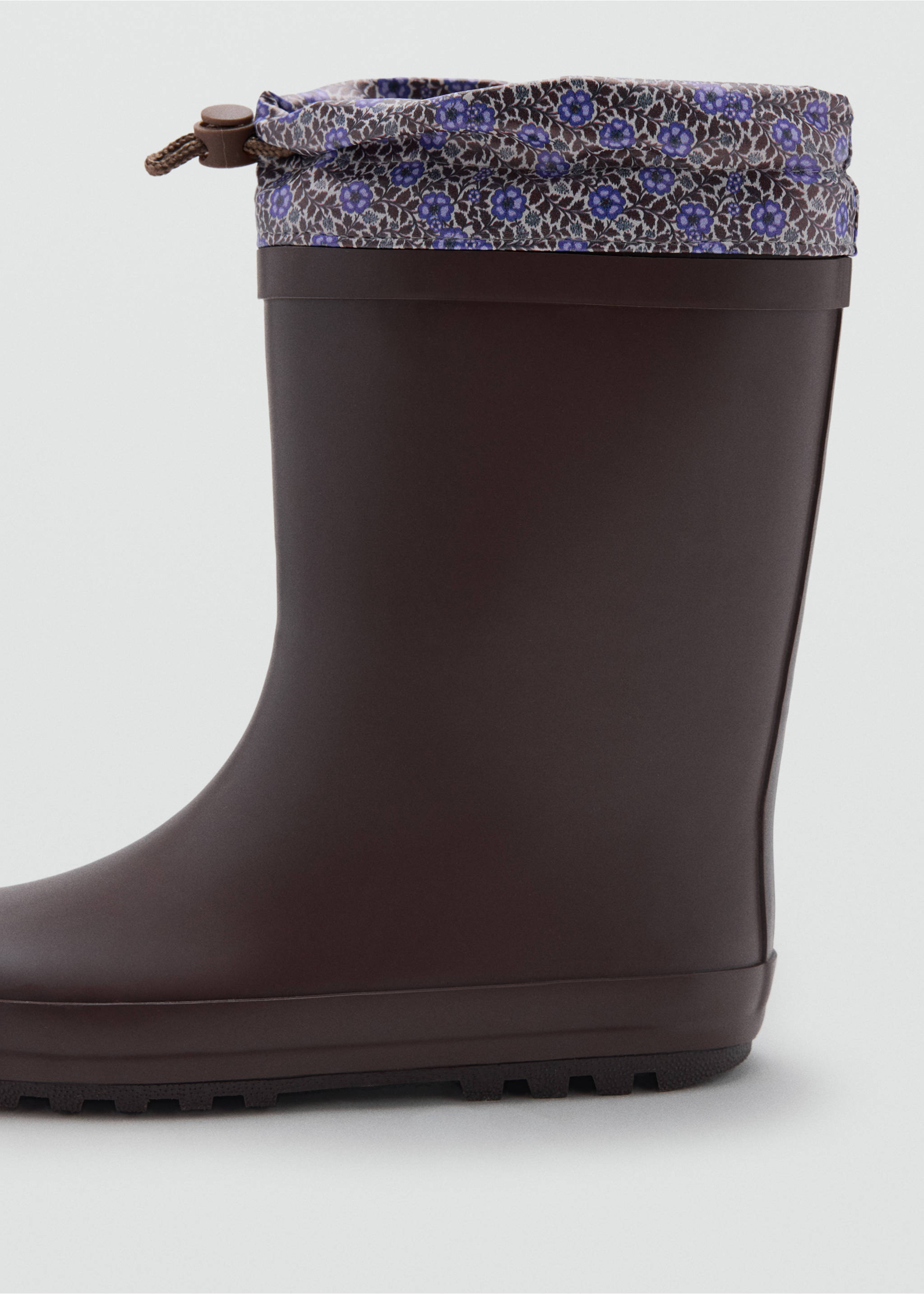 Bottes de pluie détail imprimé - Détail de l'article 1, Chocolat. Ref: 37014779-00.