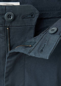 Cotton chinos — Navy 6