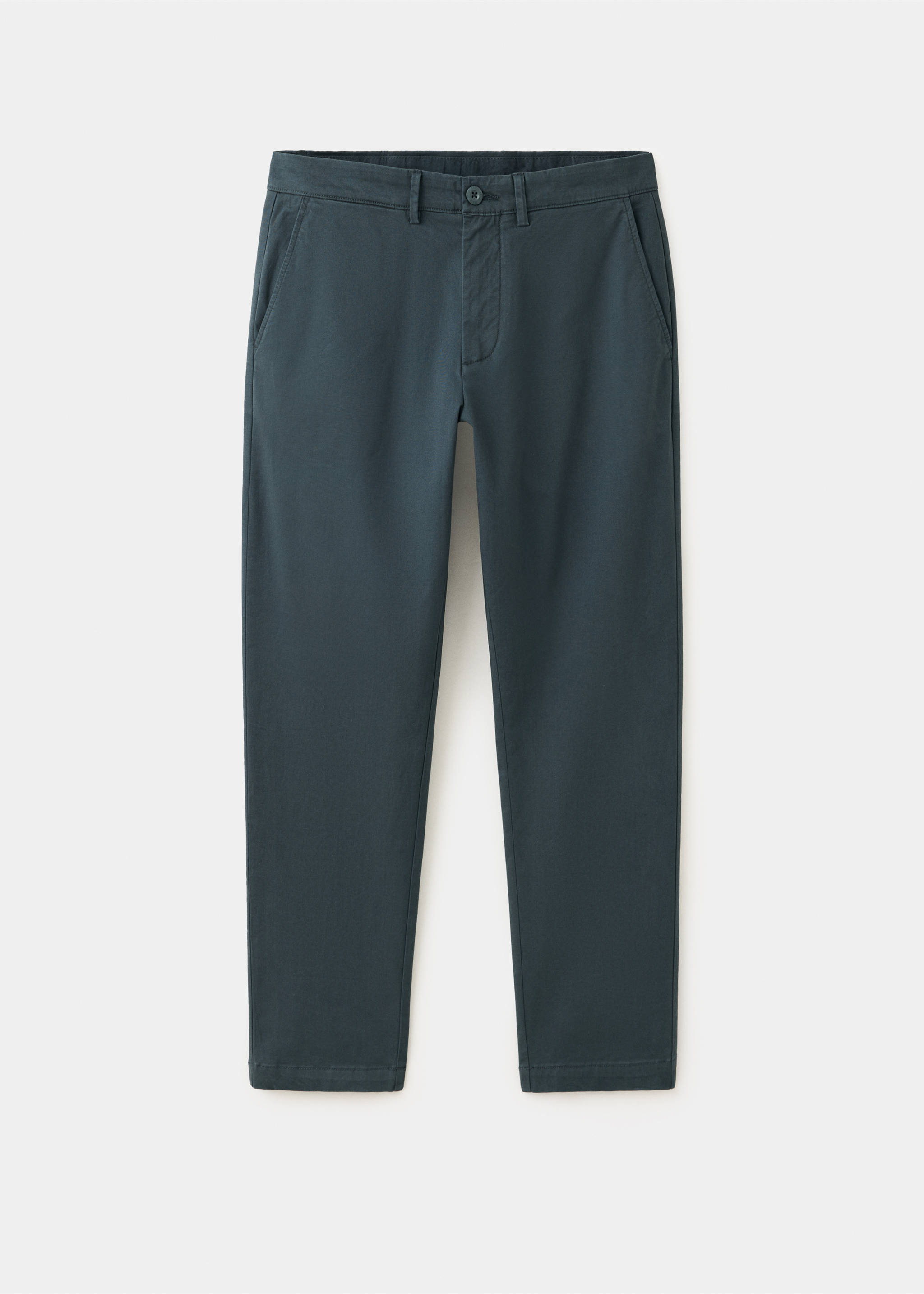 Calças chino algodão - Artigo sem modelo, Azul-marinho. Ref: 37014782-00.