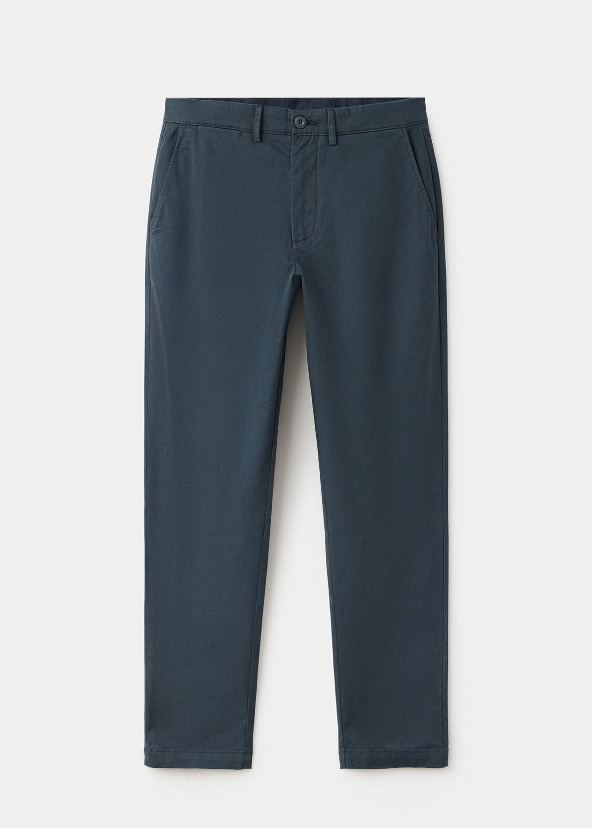 Cotton chinos — Navy