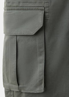 Straight cargo trousers — Pastel Green 5