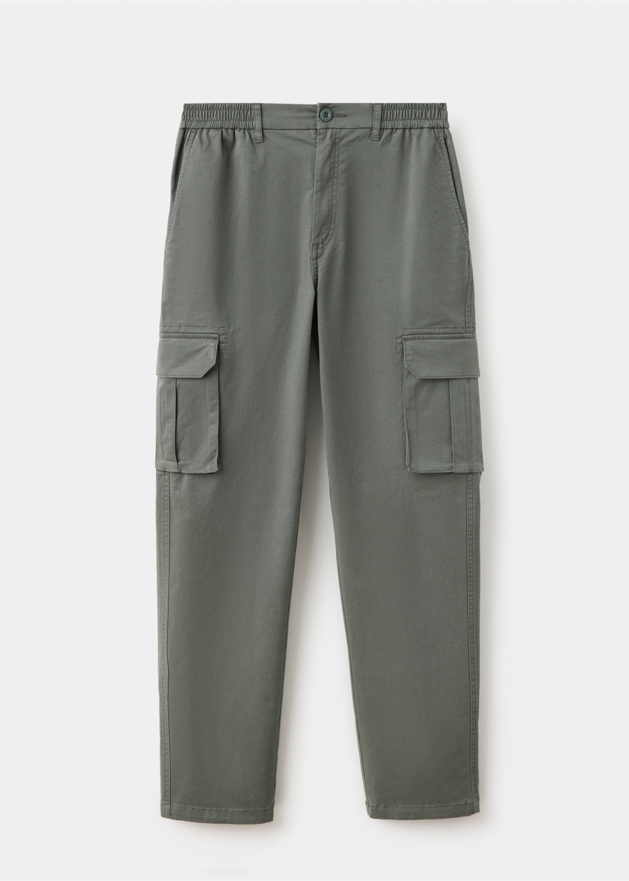 Pantalón recto cargo - Artículo sin modelo, Verde pastel. Ref: 37014784-00.