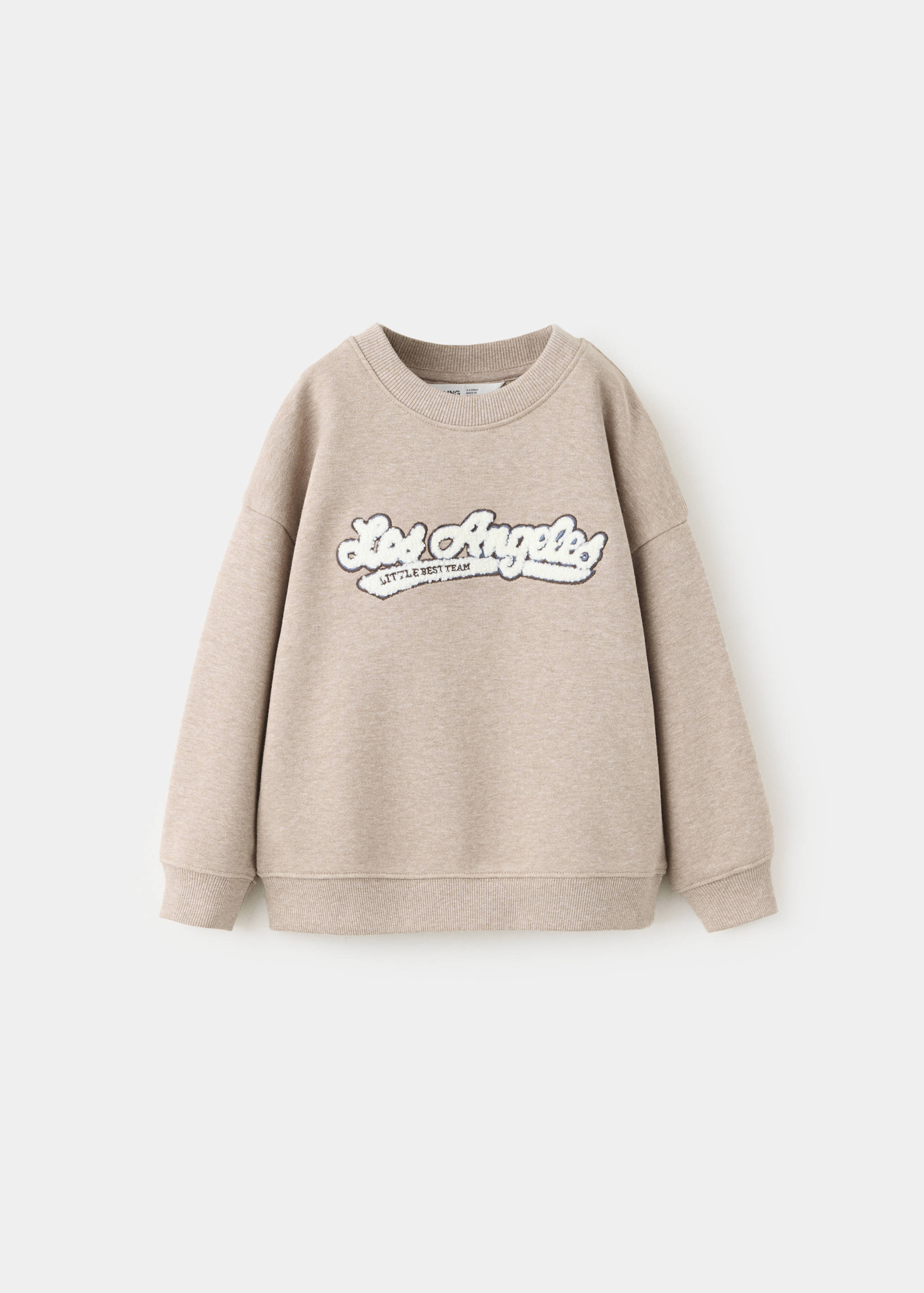 Relaxed sweatshirt with textured detailing - Article without model