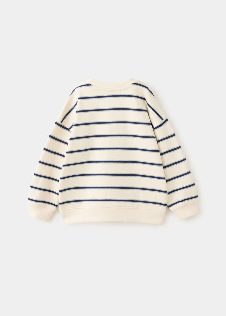 Relaxed fit printed sweatshirt — Off White