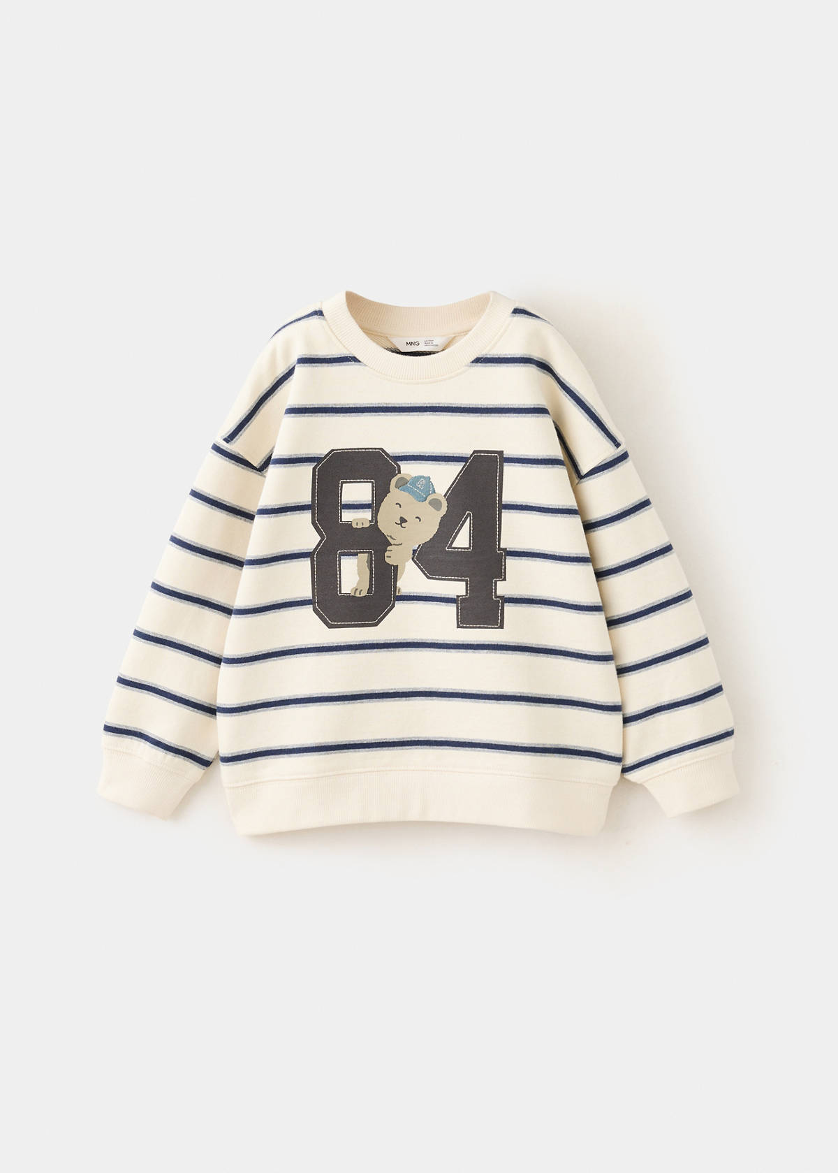 Relaxed fit printed sweatshirt — Off White