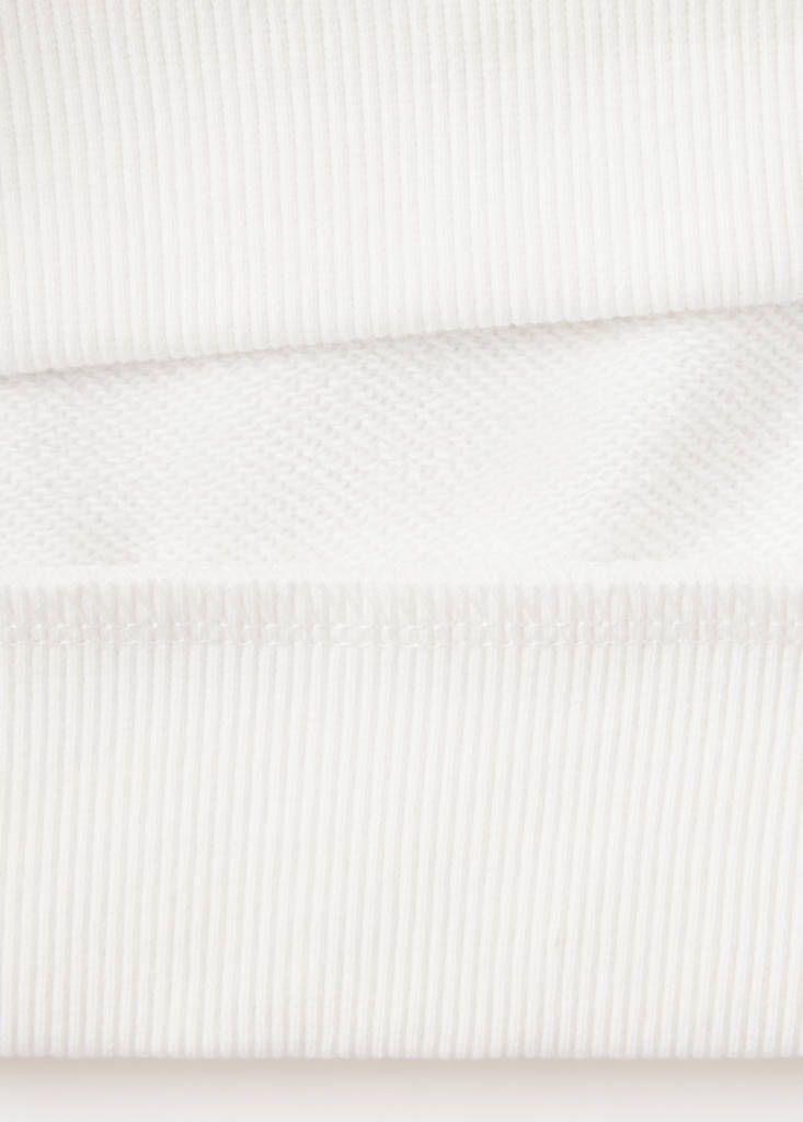 Relaxed-fit polo sweatshirt — White