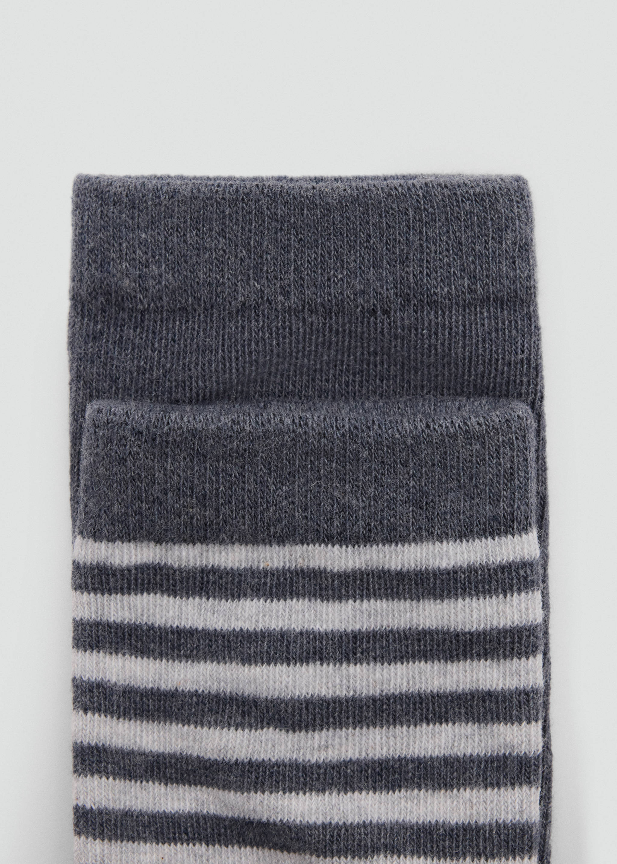 Pack 2 paires de chaussettes côtelées - Verso de l’article