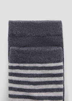 2 pack ribbed socks — Petrol Blue 3