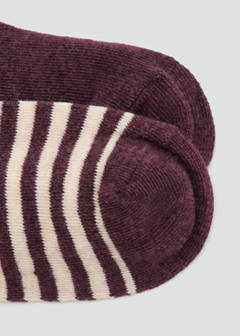 2 pack ribbed socks — Maroon 2