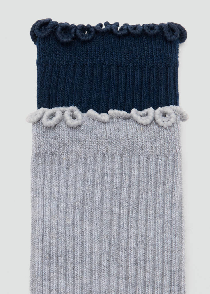 2 pack ribbed socks