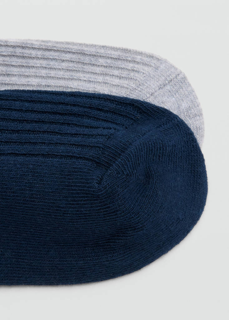 2 pack ribbed socks - thumbnail 3