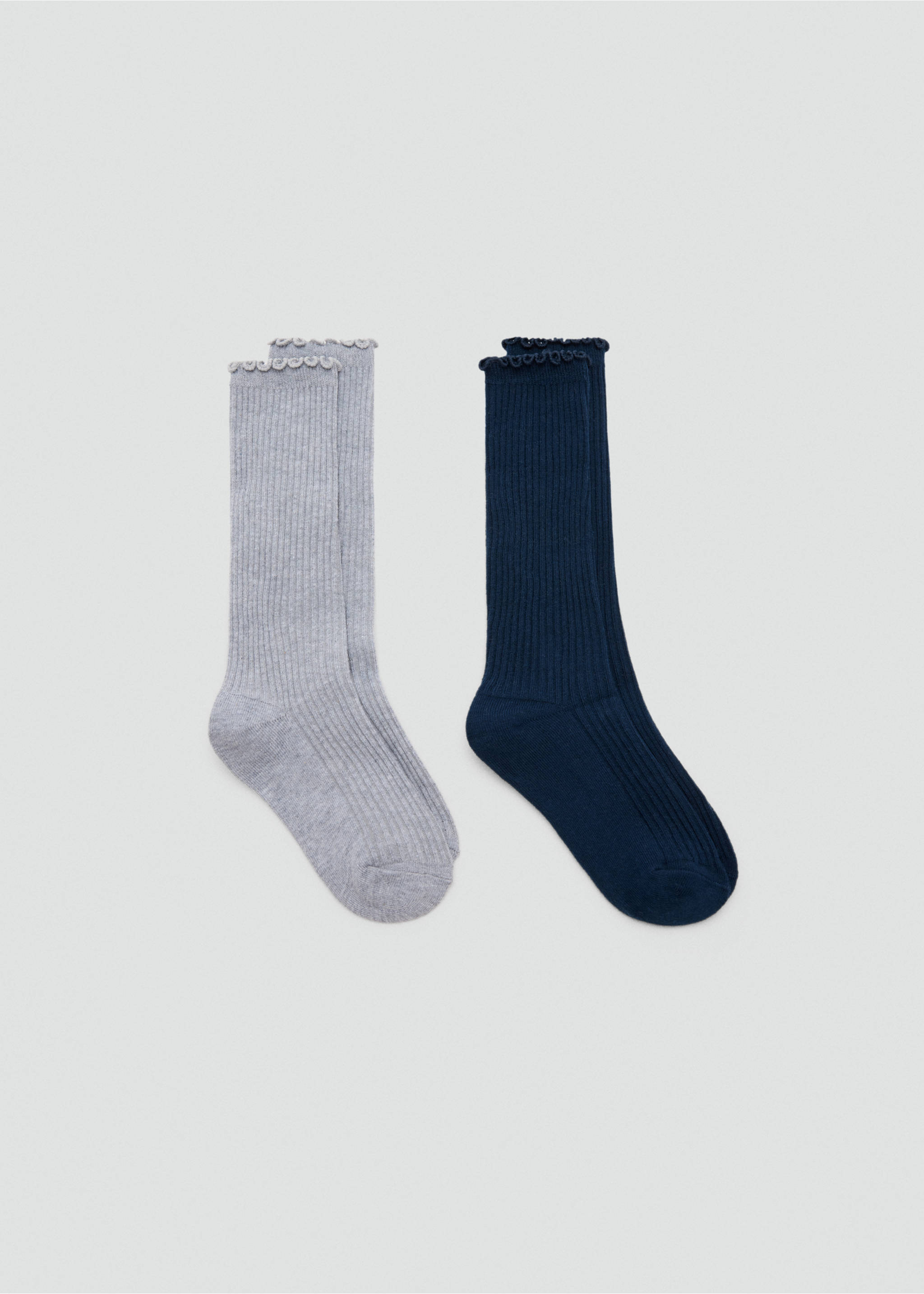 2 pack ribbed socks - Article without model, Navy. Ref: 37014794-00.