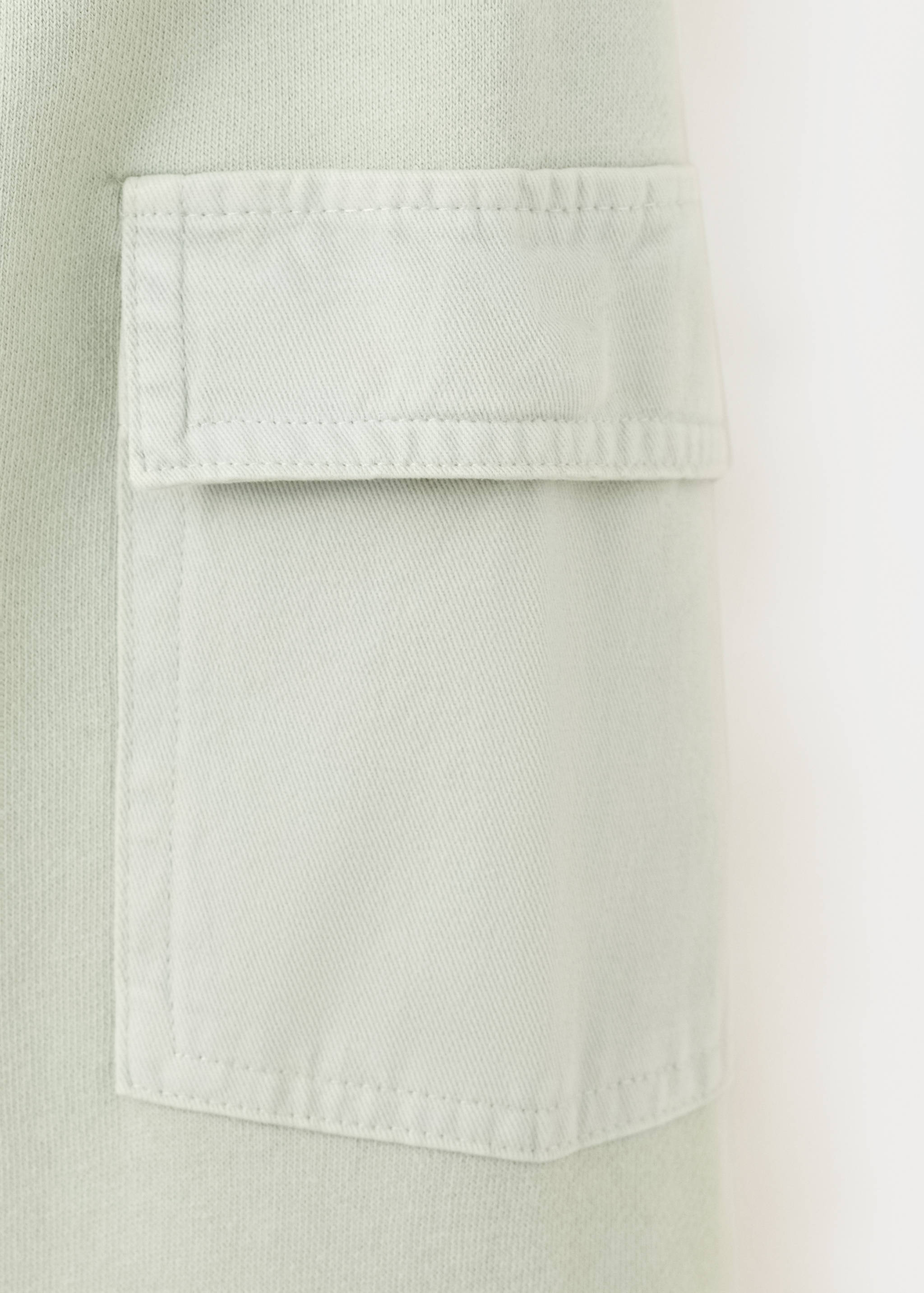 Cotton cargo sweatshirt - Details of the article 8