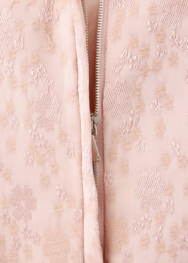Jacquard corset top — Pink