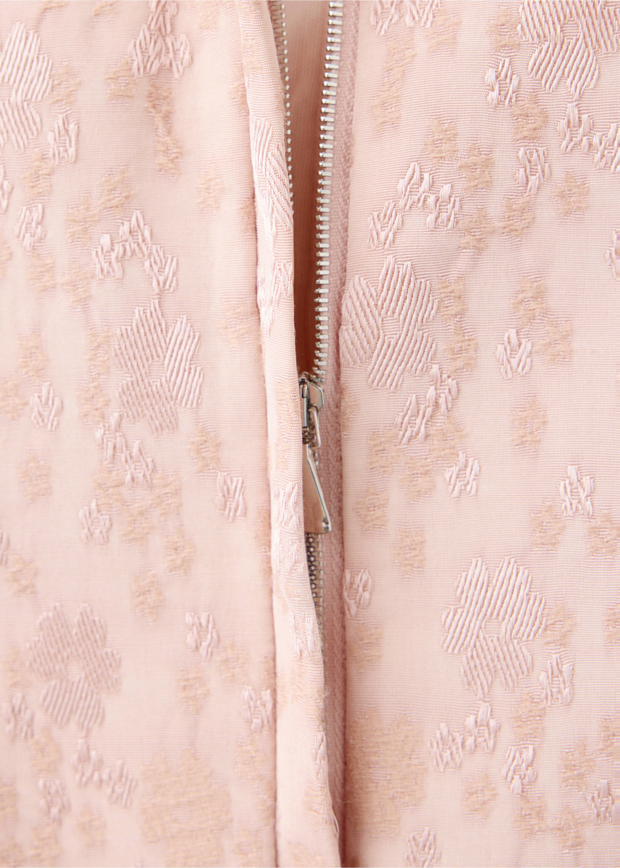 Top corsetero jacquard - Detalle del artículo 0, Rosa. Ref: 37014801-00.