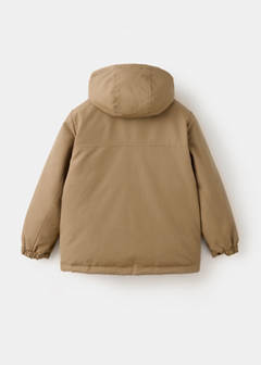 Oversized hooded anorak — Medium Brown 5