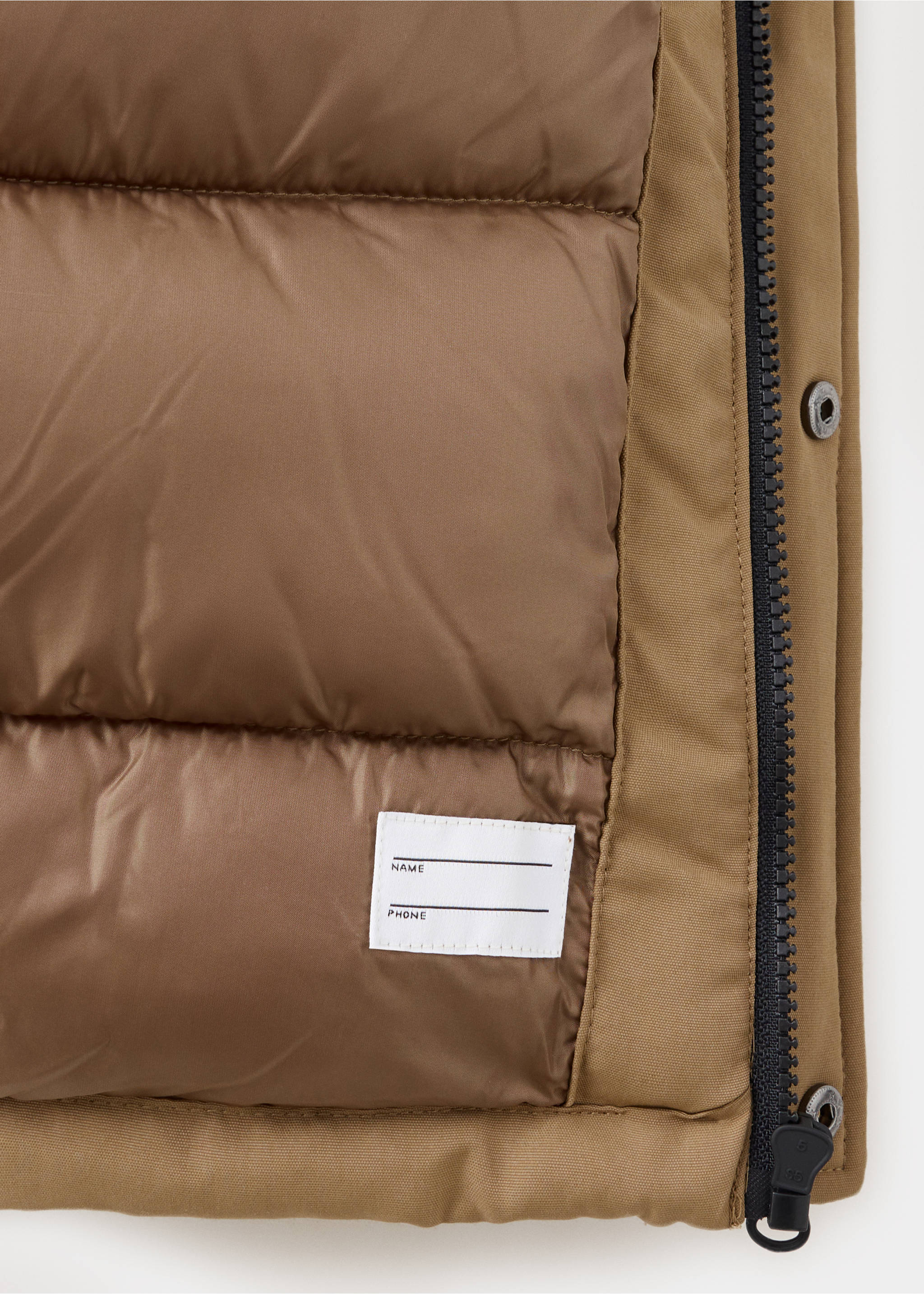 Anorak oversize capucha - Detalle del artículo 0, Marrón medio. Ref: 37015152-00.