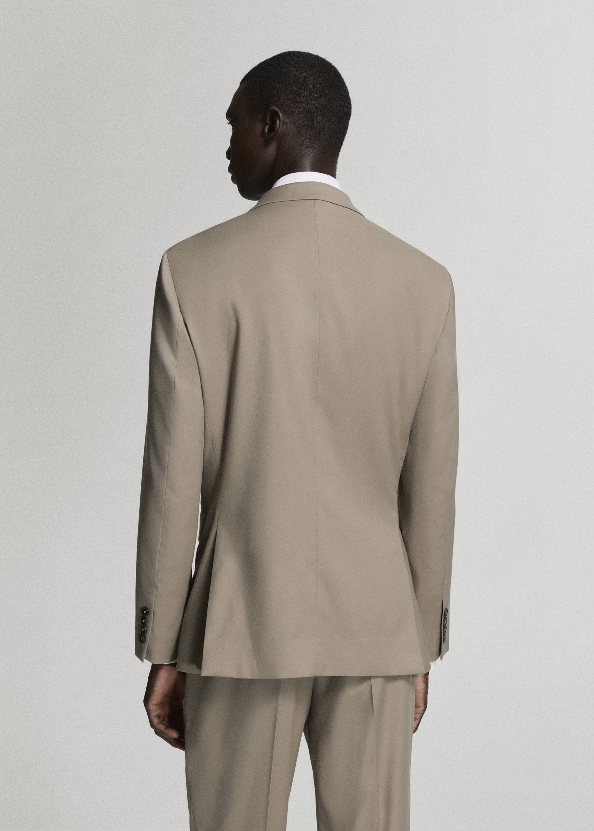 Milan slim-fit suit jacket - Reverse of the article