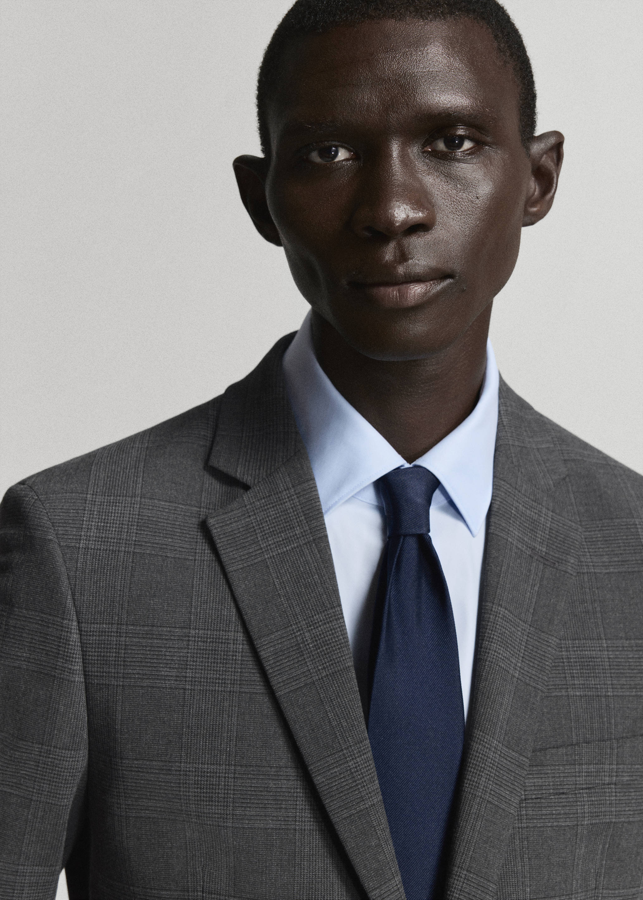 Super slim-fit suit jacket in stretch fabric - Details of the article 1