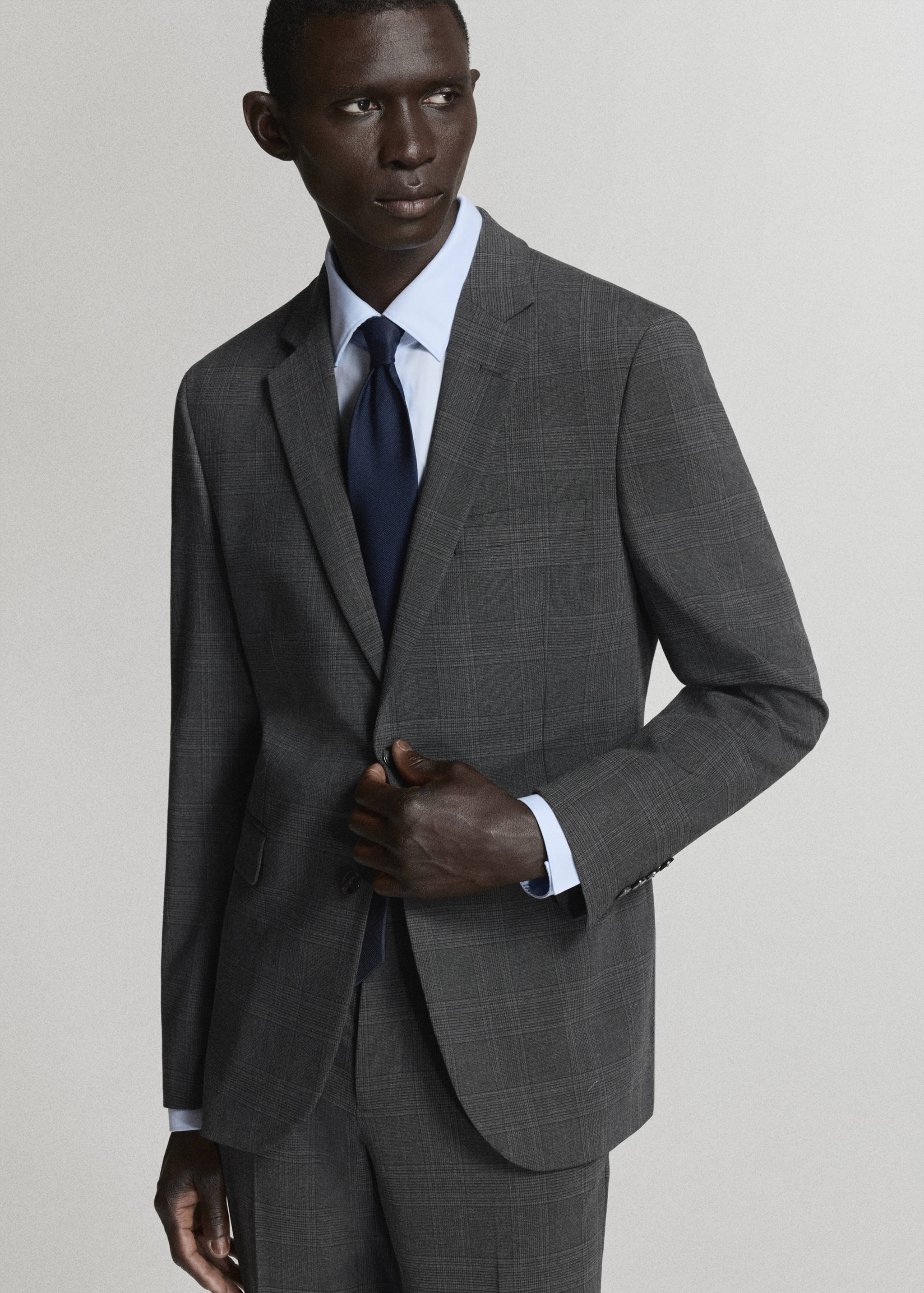Super slim-fit suit jacket in stretch fabric - Details of the article 3