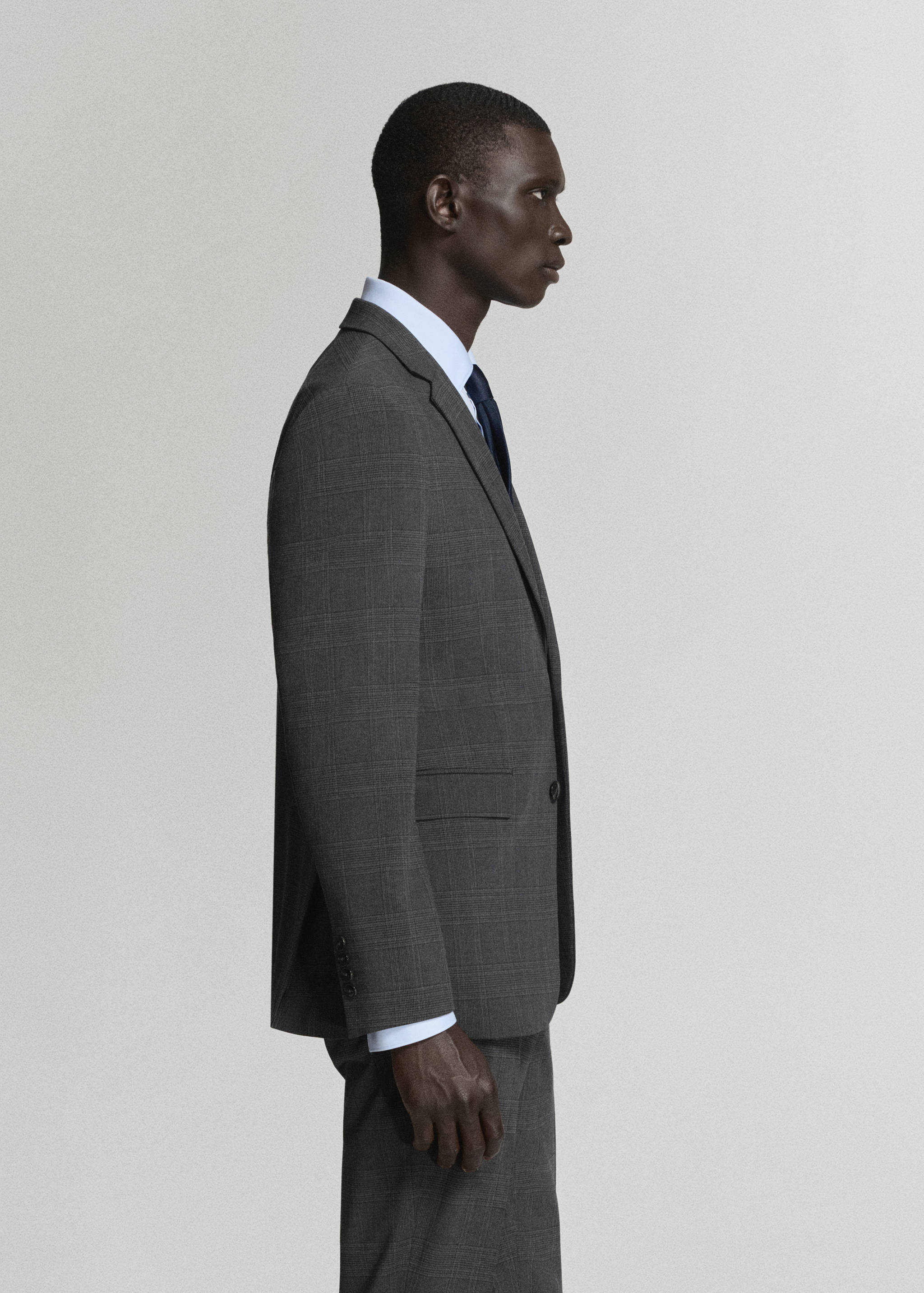 Super slim-fit suit jacket in stretch fabric - Details of the article 2