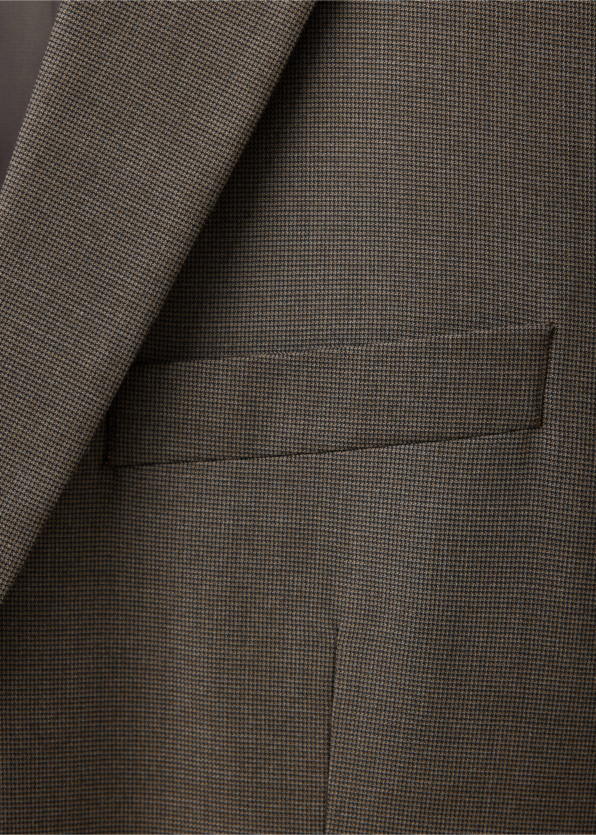 Americana traje París super slim fit - Detalle del artículo 8, Marrón medio. Ref: 37015158-00.