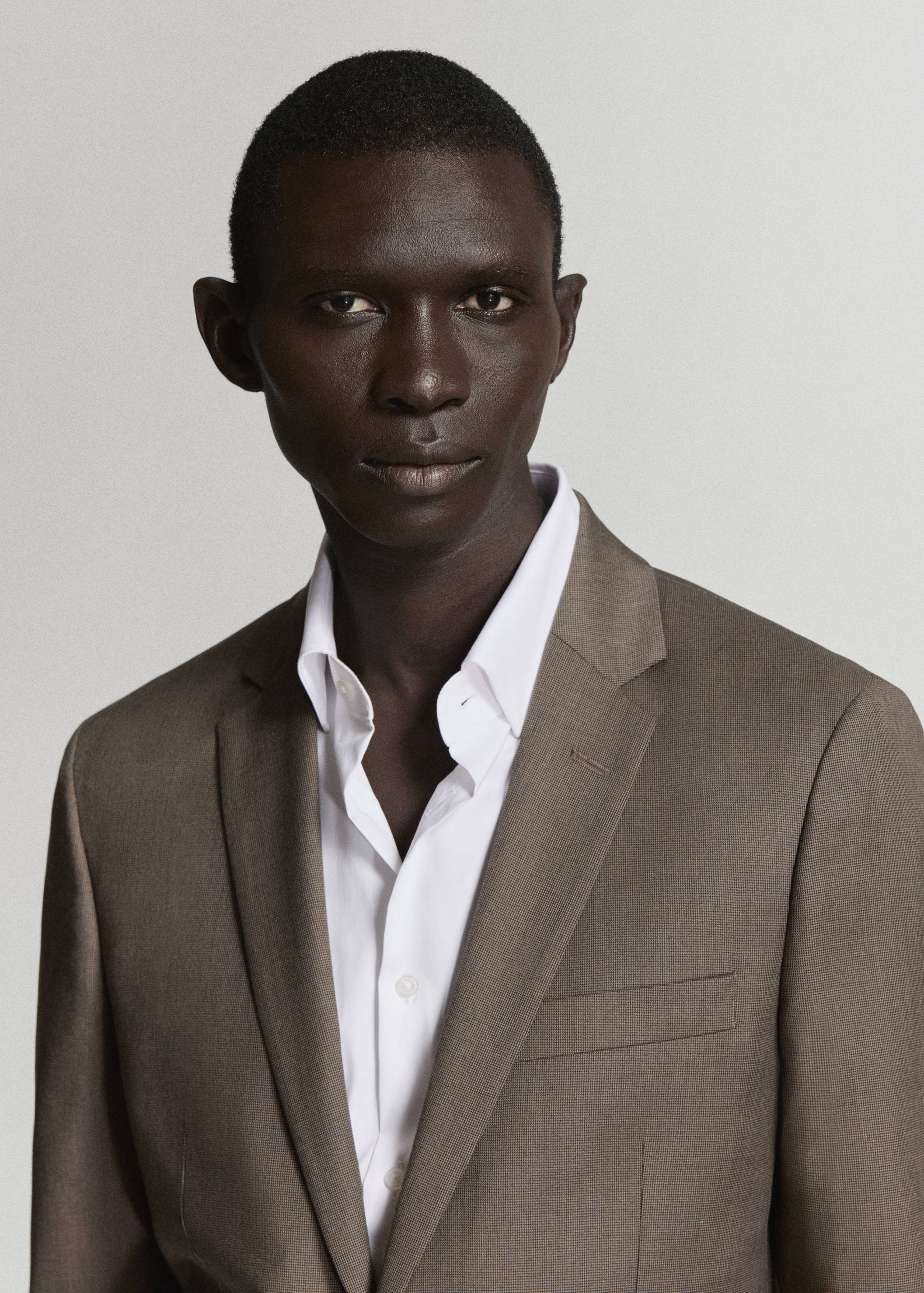 Super slim-fit suit jacket in stretch fabric - Details of the article 1