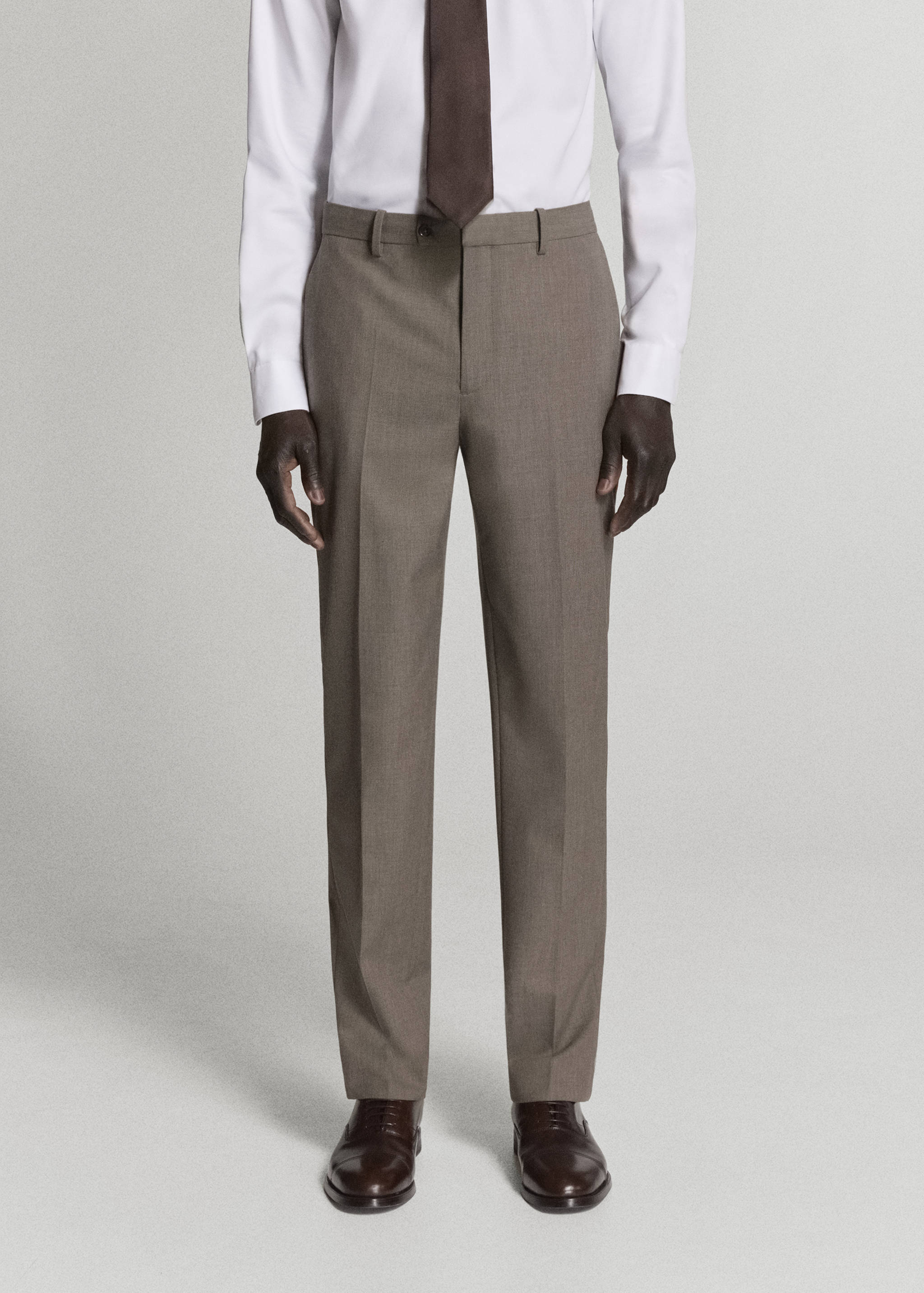 London regular-fit trousers - Medium plane