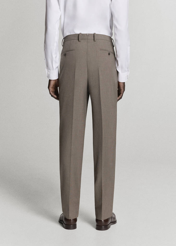 London regular-fit trousers — Medium Brown