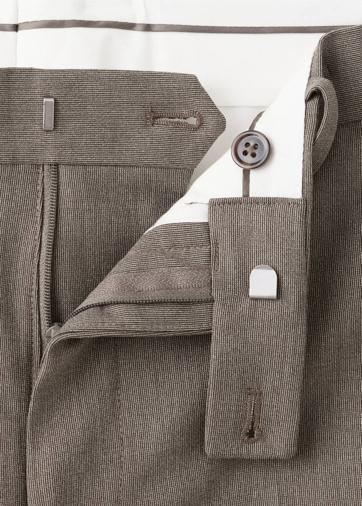London regular-fit trousers — Medium Brown